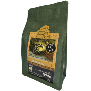 Bild von Finca los Flores, dunkle Röstung in der Verpackung