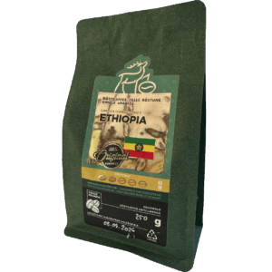 Bild von Original Äthiopien Single Arabica, helle Röstung in der Verpackung