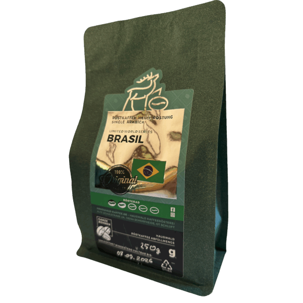 Bild von Original Brasilien Single Arabica, helle Röstung in der Verpackung