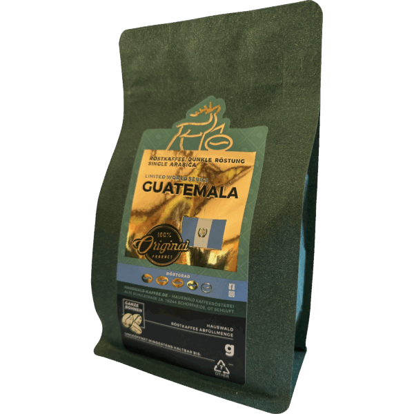 Bild von Original Guatemala Single Arabica, dunkle Röstung in der Verpackung