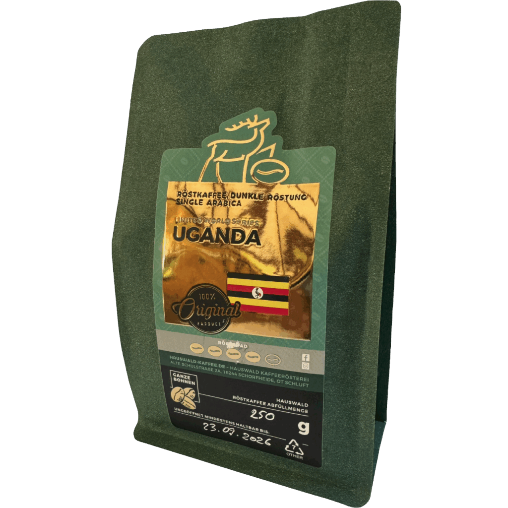Original Uganda Single Arabica, dunkle Röstung