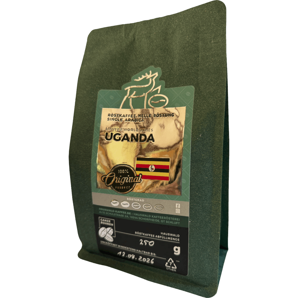 Original Uganda Single Arabica, helle Röstung